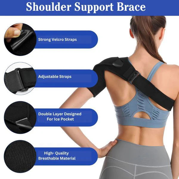 SPINECARE™ ORTHO SHOULDER SUPPORT PREMIUM | – PAIN RELIEF Shoulder Support Back Brace (DOCTOR'S CHOICE) INSTANT RELIEF